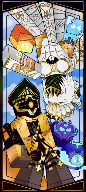 Bloxfruit in love by @kaylynnsartstudio