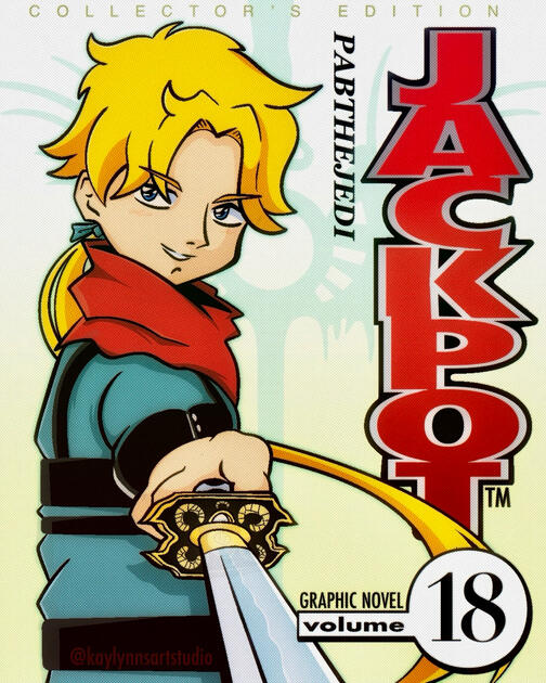 PabTheJedi Manga Cover by @kaylynnsartstudio