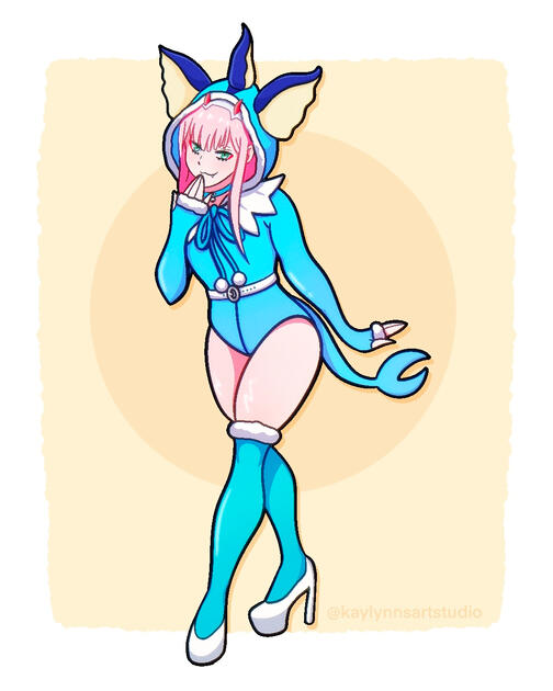 Vaporeon 02 by @kaylynnsartstudio