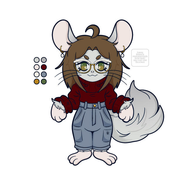 Brooksmart Fursona by @kaylynnsartstudio